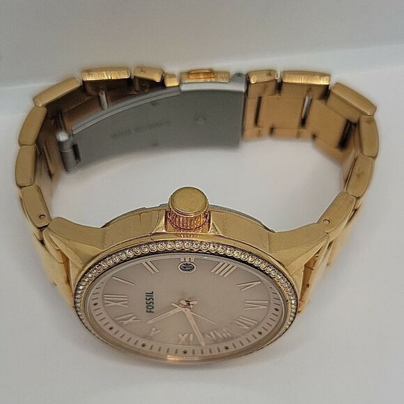 Fossil Blythe BQ3210 Women's Stainless Steel Analog Rose Gold Dial Watch BC409 - Picture 7 of 10